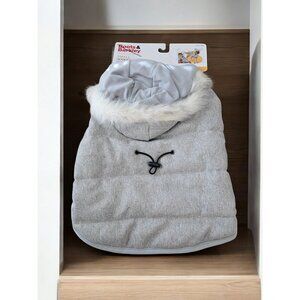 Boots & Barkley Size Small Gray Hooded Dog Cat Vest